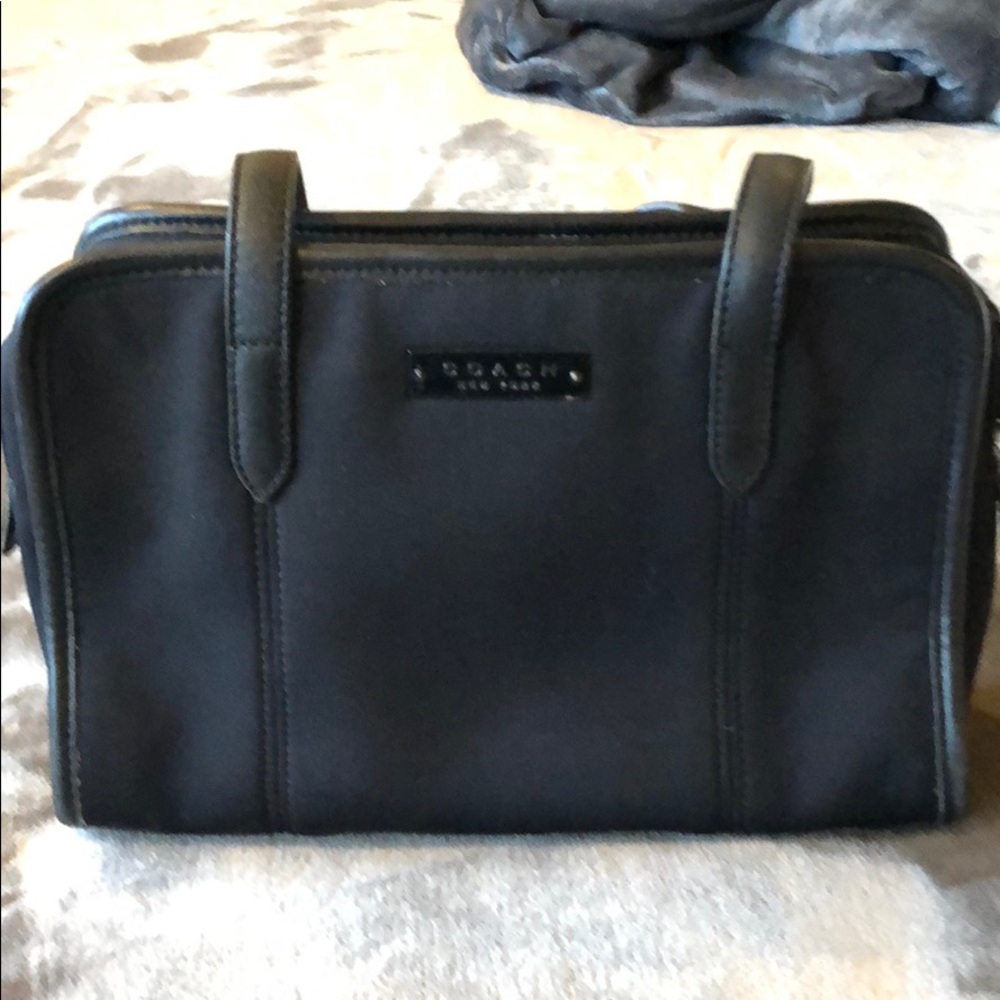 Black Coach Nylon Bag- Like New